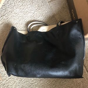 Free people 2 piece tote bag - vegan leather